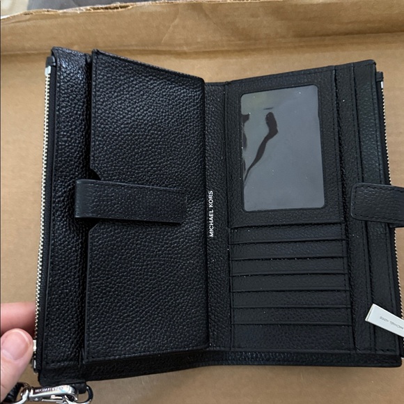 Michael Kors Black Wristlet Clutch - Picture 2 of 6